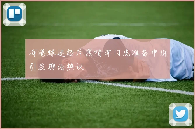 海港球迷怒斥黑哨津门虎准备申诉引发舆论热议
